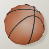 Basketball Sport | DIY-naam Rond Kussen (Achterkant)