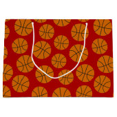 Basketball sport motif grand sac cadeau (Devant)