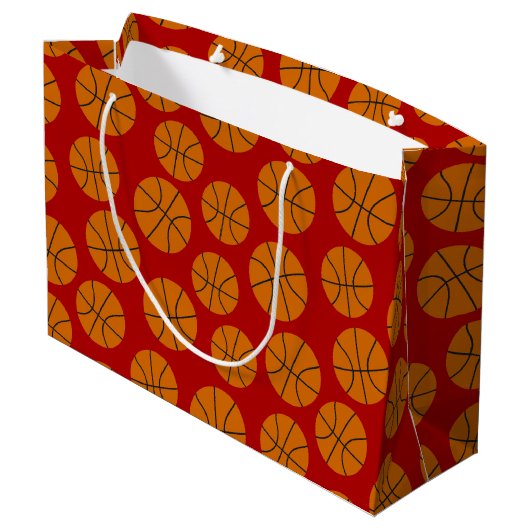 Basketball sport motif grand sac cadeau (Dos Angle)