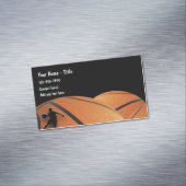 Basketball Sport Thème Cartes de visite magnétique (In Situ)