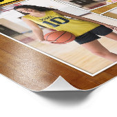 Basketball Sportfoto Collage Foto Afdruk (Hoek)