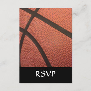 Basketball Sports Afbeelding RSVP Kaartje