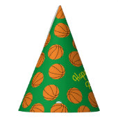 Basketball Sports Birthday Feesthoedjes (Links)