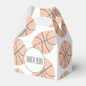 Basketball Sports Birthday Thema Bedankdoosjes (Voorkant Zijde)