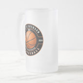 Basketball Sports Froid Bière Mug Verre Verre Drin (Devant gauche)