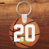 Basketball Sports Sleutelhanger (Voorkant)