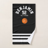Basketball sports towel, coach bath towel (Serviette à main)