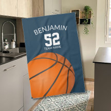 Basketball sports towel, coach bath towel