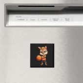 Basketball Squirrel Magneet (Insitu (Vaatwasser))