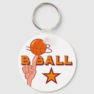 Basketball Star T-shirts en cadeautjes Sleutelhanger