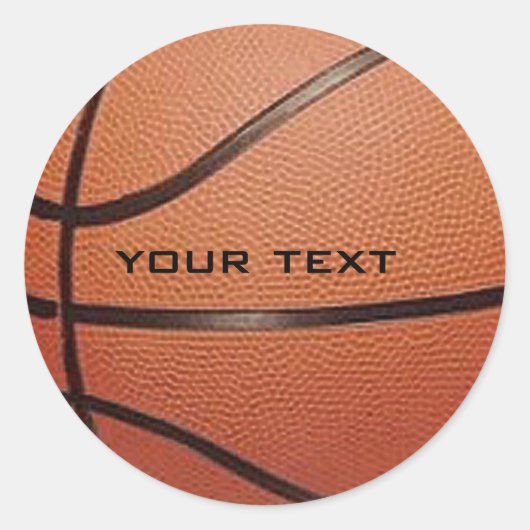 Basketball Sticker (Voorkant)