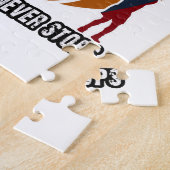 Basketball stopt nooit legpuzzel (Zijkant)