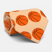Basketball Stropdas (Opgerold)
