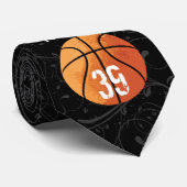 Basketball () stropdas (Opgerold)