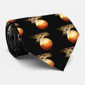 Basketball Stropdas (Opgerold)