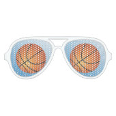 Basketball Super Budget Speciaal Aviator Zonnebril (Voorkant)