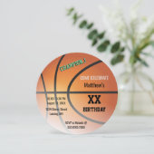 Basketball Super Budget Speciaal Kaart (Staand voorkant)