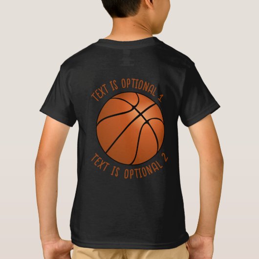 Basketball T-shirt (Achterkant)