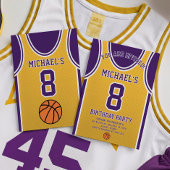 Basketball Team Birthday Invitation Kaart