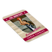 Basketball Team  Red Souvenir Magneet (Rechterzijde)