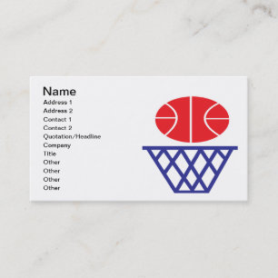 Basketball-teken Visitekaartje