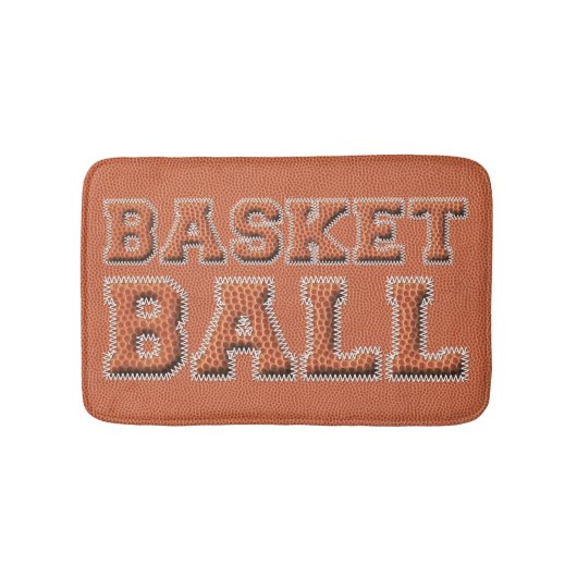 Basketball Text and Texture Badmat (Voorkant)