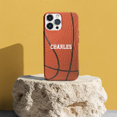 Basketball Texture Personalized Hoesje