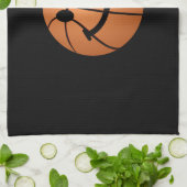 Basketball Theedoek (Gevouwen)