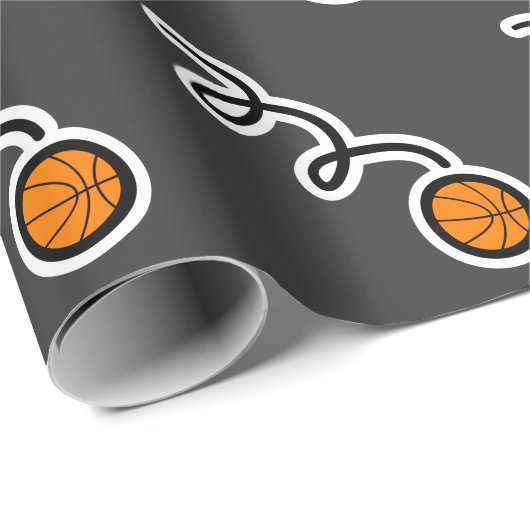 Basketball-thema pakpapier (Rol Hoek)