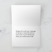 Basketball Thème Business Merci Cartes (Intérieur)