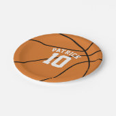 Basketball Theme Party Papieren Bordje (Gekanteld)