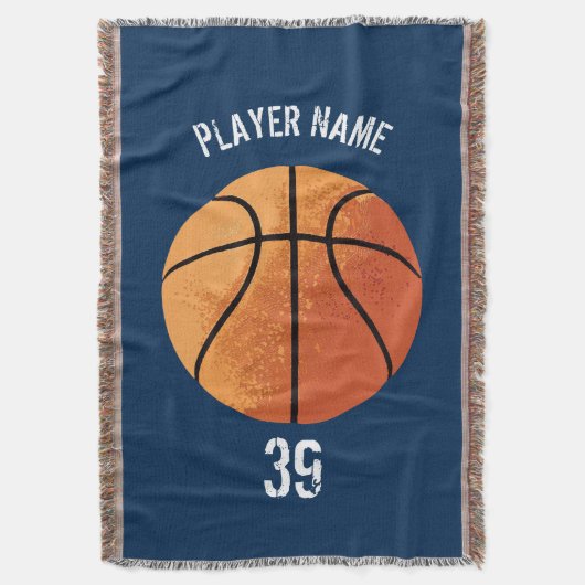 Basketball () Throw Blanket Deken (Voorkant Verticaal)