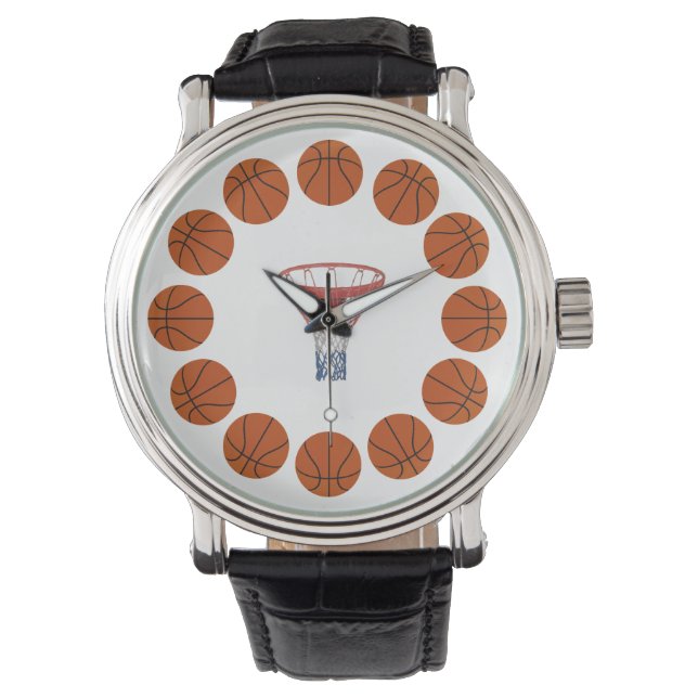 Basketball Time Horloge (Voorkant)