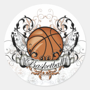 Basketball Tribal Ronde Sticker