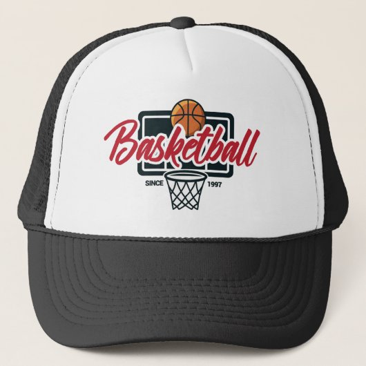 Basketball Trucker Hat Pet (Voorkant)