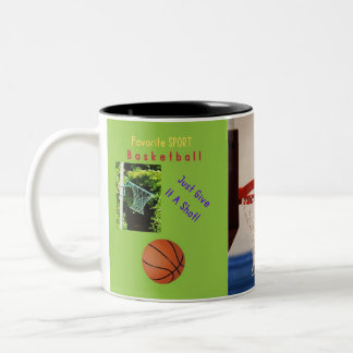 Basketball Tweekleurige Koffiemok