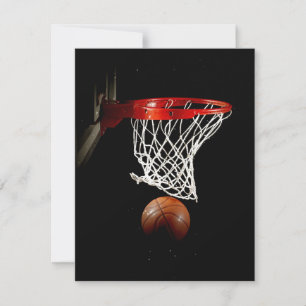 Basketball-uitnodigingen Kaart