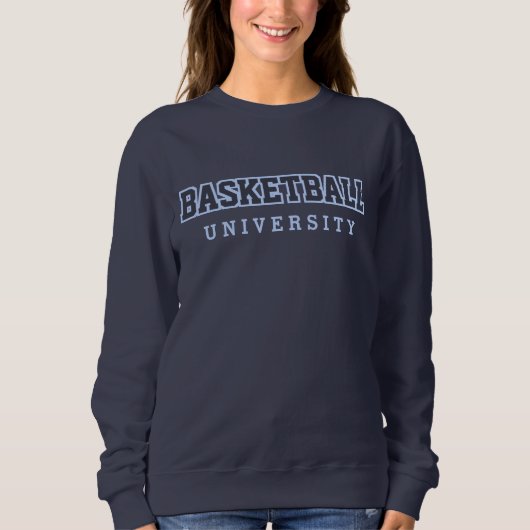 Basketball University Funny Parody University Logo Trui (Voorkant)