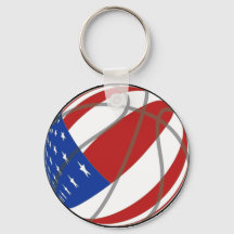 BASKETBALL USA FLAG PATRIOTICA
