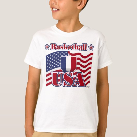 Basketball USA T-shirt (Voorkant)