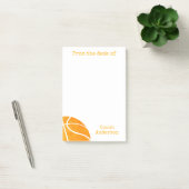 Basketball van het bureau van de coach gepersonali post-it® notes (Kantoor)