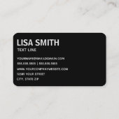 Basketball Visitekaartje (Achterkant)