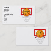 Basketball Visitekaartje (Voorkant / Achterkant)