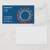 Basketball-Visitekaartjes Visitekaartje (Voorkant / Achterkant)