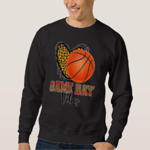 Basketball Vrouwen Man Kind Spel Dag Vibes Basketb Trui