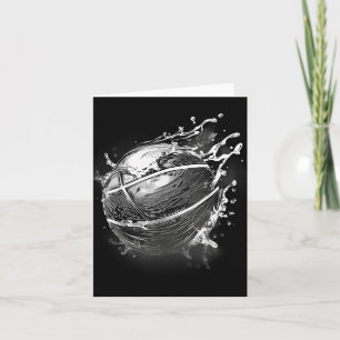 Basketball Waterverf Basketball Lover Artwork SPL Kaart