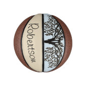 Basketball - Weeping Tree Branches and Name Basketbal (Verticaal)