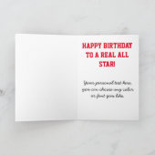 Basketball Wenskaart Kaart (Binnen)