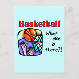 Basketball What Else T-shirts en cadeautjes Briefkaart