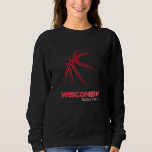 Basketball Wi Love the Badger State Souvenir Wisco Trui
